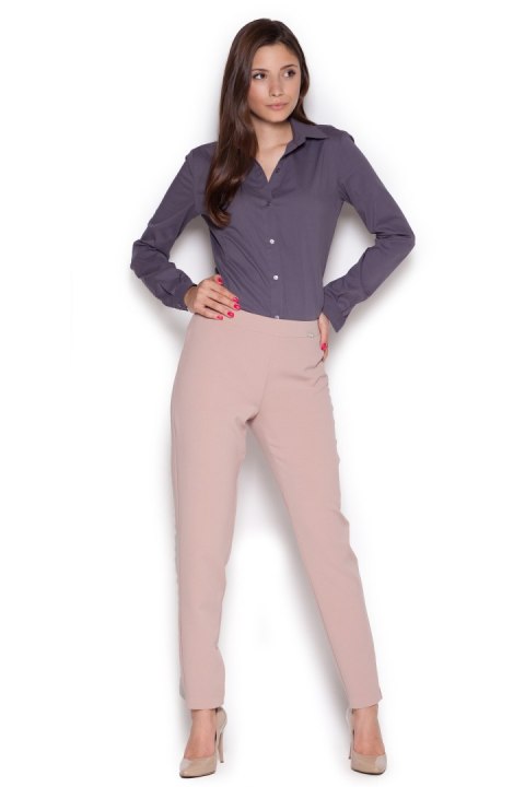 Spodnie Damskie Model 328 Pink - Figl - XL Spodnie Damskie Model 328 Pink - Figl - XL