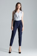 Spodnie Damskie Model M676 Navy - Figl - M Spodnie Damskie Model M676 Navy - Figl - M