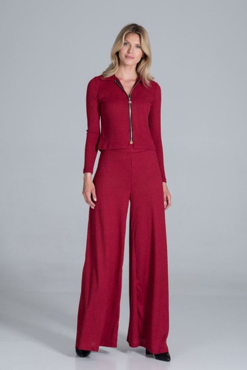 Spodnie Damskie Model M820 Red - Figl - S/M Spodnie Damskie Model M820 Red - Figl - S/M