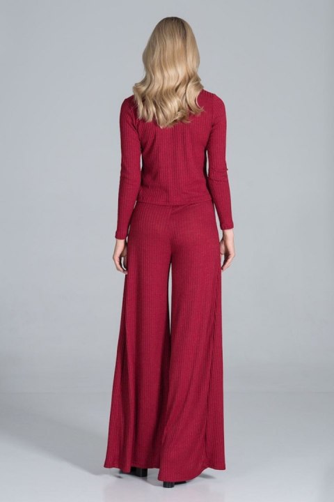 Spodnie Damskie Model M820 Red - Figl - S/M Spodnie Damskie Model M820 Red - Figl - S/M
