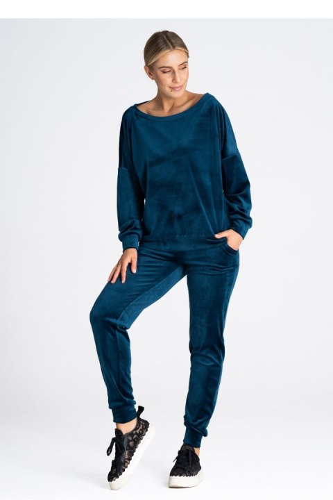 Spodnie Dresowe Model M965 Morski - Figl - XL