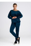 Spodnie Dresowe Model M965 Morski - Figl - XL