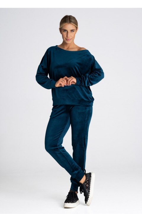 Spodnie Dresowe Model M965 Morski - Figl - XL Spodnie Dresowe Model M965 Morski - Figl - XL