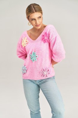 Sweter Damski Model M994 Pink - Figl - uniwersalny
