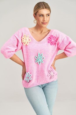 Sweter Damski Model M994 Pink - Figl - uniwersalny