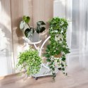 Blumenständer, Bücherregal, Metall Blumenständer auf Rädern 50x 25x 80cm SZ43B Blumenständer, Bücherregal, Metall Blumenständer auf Rädern 50x 25x 80cm SZ43B