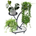 Blumenständer, Bücherregal, Metall Blumenständer auf Rädern 50x 25x 80cm SZ43CZ Blumenständer, Bücherregal, Metall Blumenständer auf Rädern 50x 25x 80cm SZ43CZ