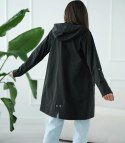 Damski płaszcz sportowy trencz wiosenna parka NATASZA (Czarny) Damski płaszcz sportowy trencz wiosenna parka NATASZA (Czarny)