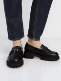 Damskie Mokasyny ALEXA BLACK - Nowoczesny Charakter z Eleganckim Detalem - 40 Damskie Mokasyny ALEXA BLACK - Nowoczesny Charakter z Eleganckim Detalem - 40