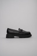 Damskie Mokasyny ALEXA BLACK - Nowoczesny Charakter z Eleganckim Detalem - 40 Damskie Mokasyny ALEXA BLACK - Nowoczesny Charakter z Eleganckim Detalem - 40