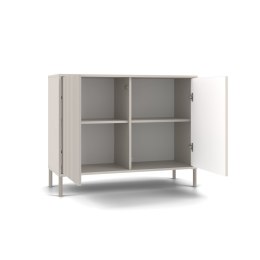 Komoda KAMARO 2D SLIM KASZMIR Lamele Front Ryflowany