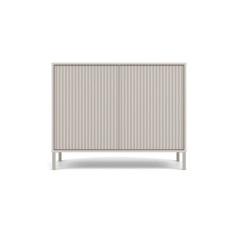 Komoda KAMARO 2D SLIM KASZMIR Lamele Front Ryflowany Komoda KAMARO 2D SLIM KASZMIR Lamele Front Ryflowany