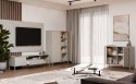 Komoda KAMARO 2D SLIM KASZMIR Lamele Front Ryflowany Komoda KAMARO 2D SLIM KASZMIR Lamele Front Ryflowany