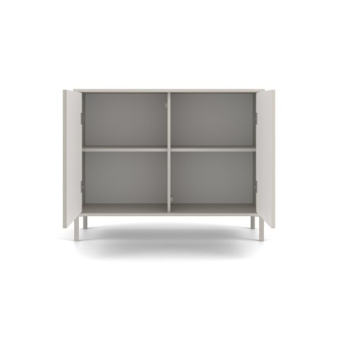 Komoda KAMARO 2D SLIM/GŁADKI KASZMIR Lamele Front Ryflowany + Klasyczny Komoda KAMARO 2D SLIM/GŁADKI KASZMIR Lamele Front Ryflowany + Klasyczny