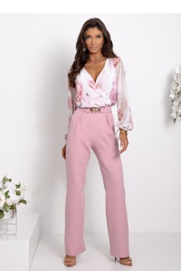 Spodnie Komplet Model Milano 01801. Dirty Pink/Flowers - With You - 38