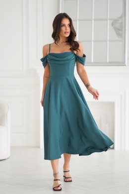 Sukienka Model 325-13 Bottle Green - Bicotone - 34