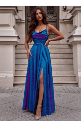 Sukienka Model Valeria Lux 001171. Turkus/Amarant - With You - 38