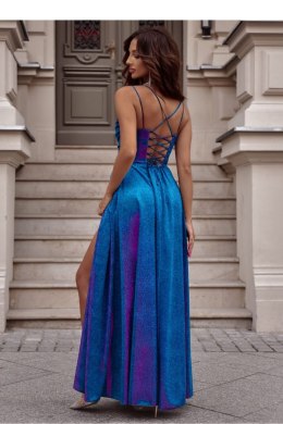 Sukienka Model Valeria Lux 001171. Turkus/Amarant - With You - 38
