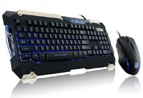 Zestaw klawiatura i mysz THERMALTAKE Commander Gaming Gear Combo KB-CMC-PLBLUS-01