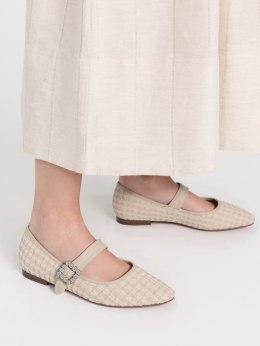 Damskie Baleriny ELIORA - BEIGE - 39