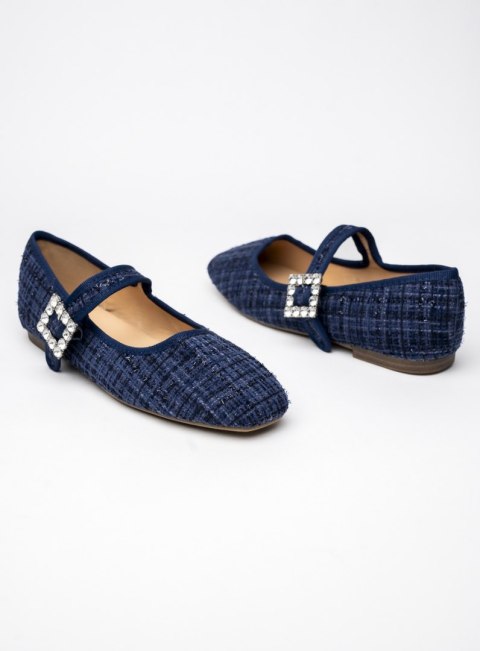 Damskie Baleriny ELIORA - BLUE - 38