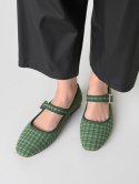 Damskie Baleriny ELIORA - GREEN - 38