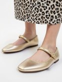 Damskie Baleriny VINTAGE CHARM - GOLD - 39 Damskie Baleriny VINTAGE CHARM - GOLD - 39