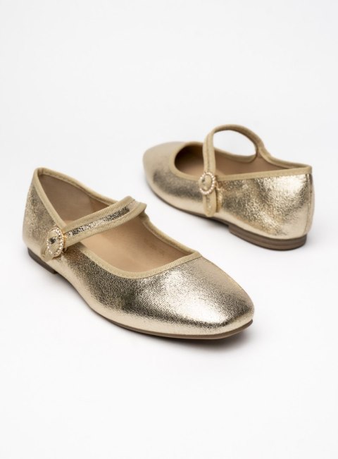 Damskie Baleriny VINTAGE CHARM - GOLD - 39 Damskie Baleriny VINTAGE CHARM - GOLD - 39