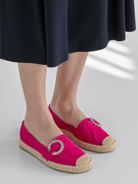 Damskie Espadryle LUNARA FUCHSIA - Stylowe Buty na Lato - 39