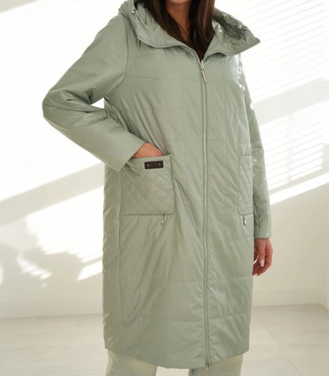 Modny płaszcz damski oversize - dwustronny, na wiosnę i jesień ELIZA (Zielony) Modny płaszcz damski oversize - dwustronny, na wiosnę i jesień ELIZA (Zielony)