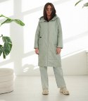 Modny płaszcz damski oversize - dwustronny, na wiosnę i jesień ELIZA (Zielony) Modny płaszcz damski oversize - dwustronny, na wiosnę i jesień ELIZA (Zielony)