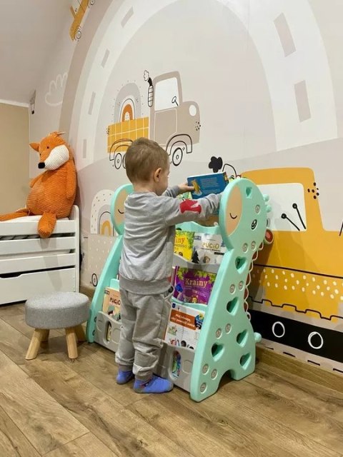 Regał na książki półka szafka organizer pokój dziecięcy żyrafka Z33 Regał na książki półka szafka organizer pokój dziecięcy żyrafka Z33