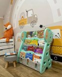 Regał na książki półka szafka organizer pokój dziecięcy żyrafka Z33 Regał na książki półka szafka organizer pokój dziecięcy żyrafka Z33