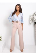 Spodnie Komplet Model Milano 01801. Beige/Błękit - With You - 44