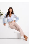 Spodnie Komplet Model Milano 01801. Beige/Błękit - With You - 44