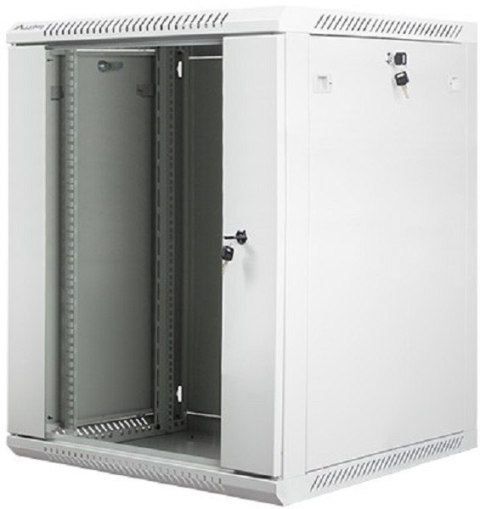 Szafa instalacyjna wisząca 19'' 15U 600X600mm szara (drzwi szklane) Szafa instalacyjna wisząca 19'' 15U 600X600mm szara (drzwi szklane)