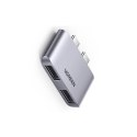 UGREEN Adapter UGREEN CM413, 2x USB-C do 2x USB 3.1 (szary) 10913 UGREEN Adapter UGREEN CM413, 2x USB-C do 2x USB 3.1 (szary) 10913