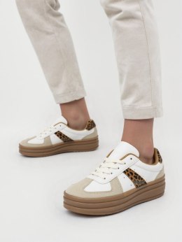 Damskie Sneakersy ALMA LEOPARD - Wyrazisty Wzór i Miejski Styl - 38