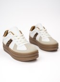 Damskie Sneakersy ALMA LEOPARD - Wyrazisty Wzór i Miejski Styl - 38 Damskie Sneakersy ALMA LEOPARD - Wyrazisty Wzór i Miejski Styl - 38