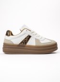 Damskie Sneakersy ALMA LEOPARD - Wyrazisty Wzór i Miejski Styl - 38 Damskie Sneakersy ALMA LEOPARD - Wyrazisty Wzór i Miejski Styl - 38