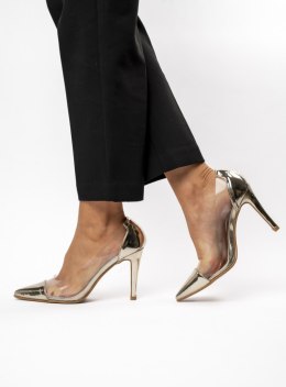 Damskie Szpilki ARIANA GOLD - Efektowny Blask i Zmysłowa Elegancja - 39