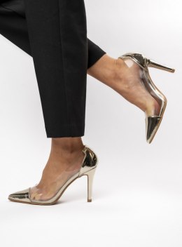 Damskie Szpilki ARIANA GOLD - Efektowny Blask i Zmysłowa Elegancja - 39