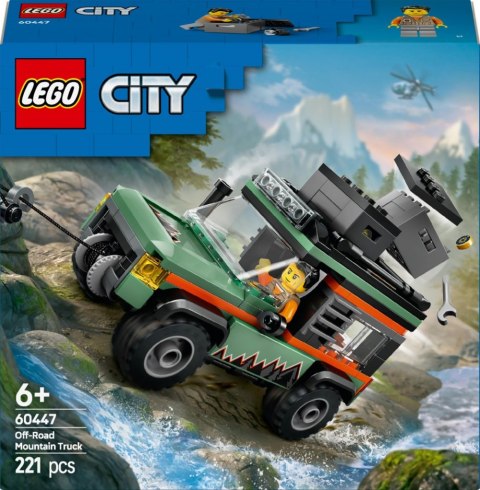 LEGO 60447 CITY - Górska ciężarówka terenowa 4x4 LEGO 60447 CITY - Górska ciężarówka terenowa 4x4