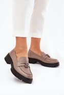 Mokasyny Model Vinceza 18109 Beige - Step in style - 37