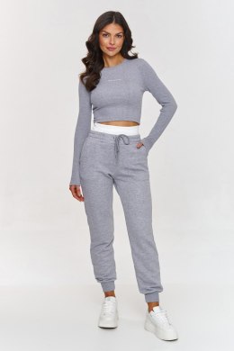 Spodnie Komplet Model A9 Grey Melange - Makadamia - uniwersalny