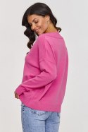 Sweter Damski Model S158 Baby Pink - Makadamia - uniwersalny Sweter Damski Model S158 Baby Pink - Makadamia - uniwersalny