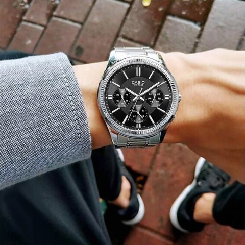 ZEGAREK MĘSKI CASIO MTP-1375D-1AVDF (zd112b) + BOX ZEGAREK MĘSKI CASIO MTP-1375D-1AVDF (zd112b) + BOX