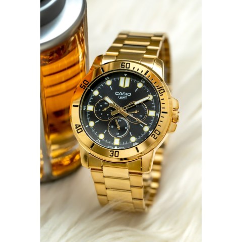 Zegarek Męski Casio MTP-VD300G-1EUDF (zd202d) + BOX Zegarek Męski Casio MTP-VD300G-1EUDF (zd202d) + BOX