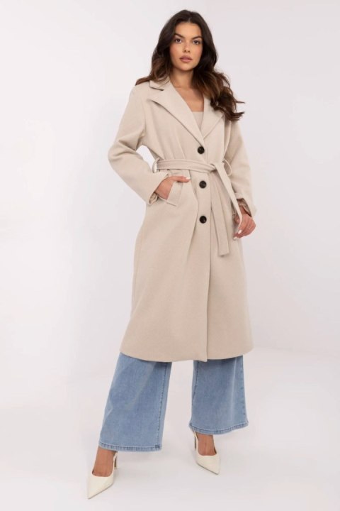Płaszcz Damski Model MO-PL-1804.00 Beige - Italy Moda - uniwersalny
