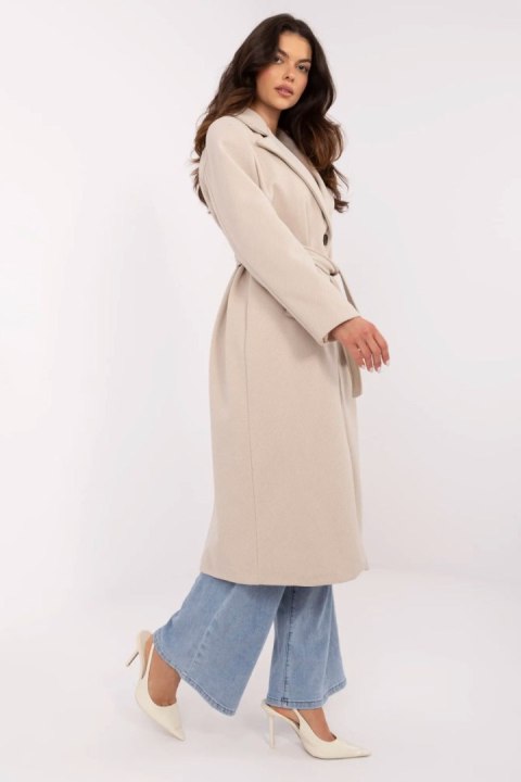 Płaszcz Damski Model MO-PL-1804.00 Beige - Italy Moda - uniwersalny Płaszcz Damski Model MO-PL-1804.00 Beige - Italy Moda - uniwersalny